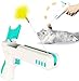 N&J Kelivi Interactive Cat Toy Gun with Ball and Feather