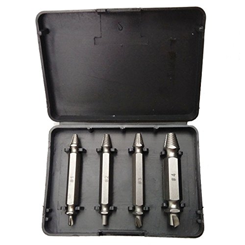Generic 4pcs/set Broken Screw Extractor Damaged Bolt Remover Speed Out Drill Bits brocas para metal gereedschap DZ200