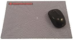Portable Mouse Pad Screen Cleaner - Microfiber with non-skid backing. Great for gaming or travel. Works with Alienware, Asus, MSI, Steelseries, Razor, Logitec (L-Nausea)