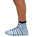 TeeHee Little Boys Cotton Fashion Fun Crew Socks 6 Pair Pack (6-8 Years, Stripe)
