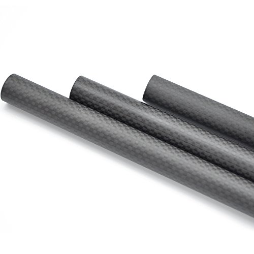 Abester Carbon Fiber Wing Tube ID 26mm x OD 28mm x 500mm 3K Matt