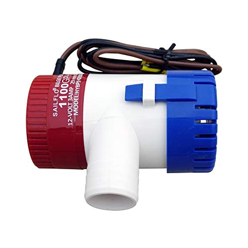 image for ECO-WORTHY 1100GPH Bilge Pump Boat Marine Plumbing Electric Bilge Pump