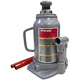 Pro-Lift B-020D Grey Hydraulic Bottle Jack - 20 Ton Capacity