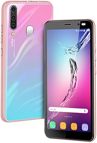 SIM-Free & Unlocked Mobile Phones, NeoMan Android GO 3G Beatiful Smartphone with 5.5 Inch HD IPS Display, 2800mAh Big Battery,Dual SIM Dual Cameras and Durable Cell phones (NeoMan A60 Pink)