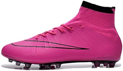 zapatillas de futbol rosadas