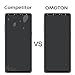 Samsung Galaxy Note 8 Screen Protector [2-Pack] - OMOTON [Cover Curved Edges] [Case Friendly] [High Responsivity] Wet Applied HD Screen Protector for Samsung Galaxy Note8