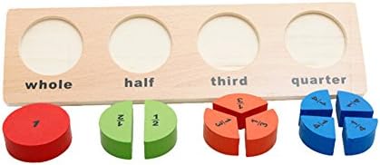 OHQ Wooden Geometric Board with Color shape Recognition,Sorting Block Toy For Kids Learning/Early Education