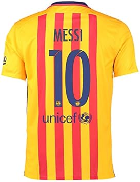 NIKE 2015-16 Barcelona Away Football Soccer T-Shirt Camiseta (Lionel Messi 10): Amazon.es: Deportes y aire libre