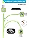 Android charger cable 10 ft, Extra long Nylon usb 2.0 charging cable cord, portable micro usb fast charge cable for samsung galaxy S7/S6/S5 Edge,HTC M8 M9,Nexus and more-Green