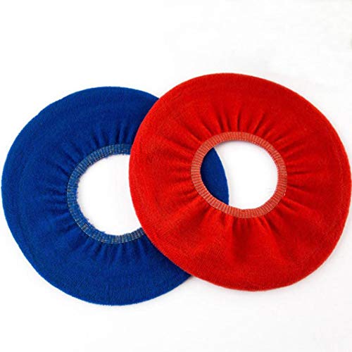 Fiaya Bathroom Stretchable Washable Comfy Soft Warmer Toilet Seat Mat Cover Pads Cushion (Random, 5PCS)
