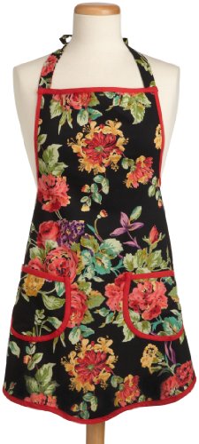 DII Wild Rose Apron 30-Inch hem by 27-inch length Multi