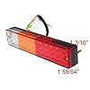 20-LED-Trailer-Tail-Lights-Glamouric-Brake-Rear-Lights-Turn-Signal-Reverse-Lamp-3W-IP65-Waterproof-RV-Stop-taillights-Red-Amber-White-for-Cars-Boats-Trucks-Pack-of-2
