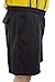 Mens Premium Drawstring Referee Shorts | Black Soccer Shorts for Officials - Black CA6025 M