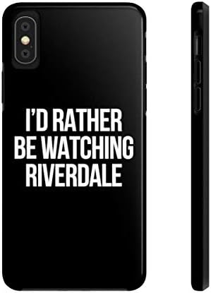 Threads Basket I'd Rather Be Watching Riverdale Case-Mate Tough Phone Cases for iPhone