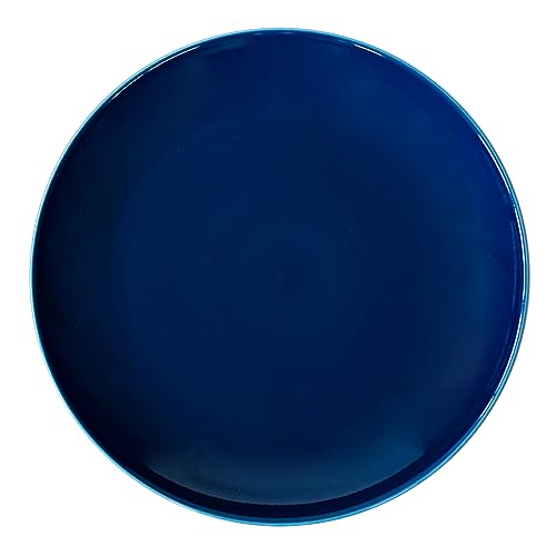 西海陶器 波佐見焼 Common コモン プレート 皿 ネイビー 直径約24cm 電子レンジ 食洗器対応 日本製 13217