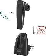 Hama MyVoice2100 Mono Bluetooth 5.0 Headset 80 Hours Battery Dual Device Ear view 6