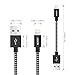 AUKEY Lightning Cable, 6.6ft Braided Nylon [Apple MFi Certified] for iPhone 7, 7 Plus, 6, 6S, 6 Plus, iPad Pro and More