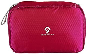 Greenlan Large capacity toiletry bag for Household Use and Outdoor Traveling (rose red)