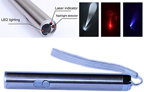NFZ Adjustable 3 in 1 White Red UV Light LED Zoomable Flashlight Hunting Torch Lamp Tactical Flashlight