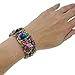 PammyJ Multi Colored Flower Hinged Bangle Bracelet