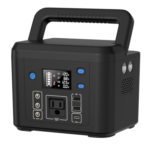200W Portable Power Station, 192Wh LiFePO4 Solar Generator for Camping