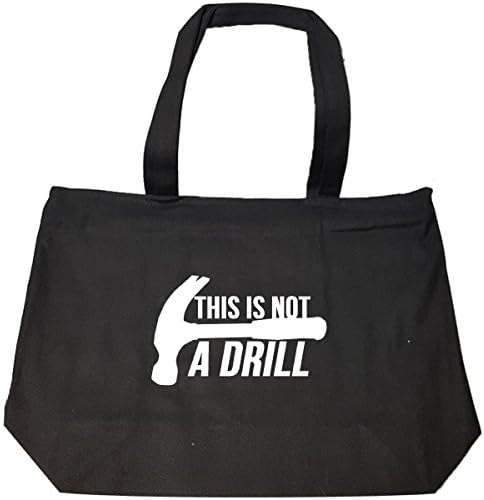 This Is Not A Drill Its A Hammer Carpenters Construction - Tote Bag With Zip