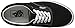 Vans 0EWZBLK Unisex Era Canvas Skate Shoes, Black, 9 M US Women / 7.5 M US Men                                                      