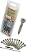 Concrete Screw - Red Seal Moisture Barrier High Performance - Flat Head Concrete Screws - Concrete Anchor 1/4" X 2-1/4" Kit Includes 12 Screws, 1 Drill Bit and 1 Driver Bit ...