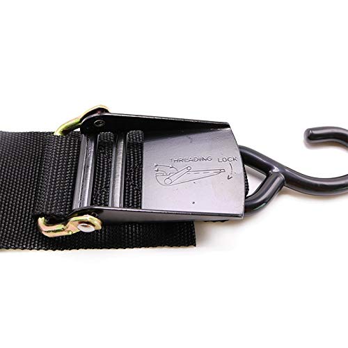 image for Meili Width 2 inch Length 4 Feet Transom Retractable Ratchet Tie Down 