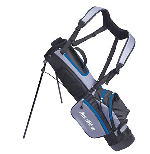 Tour Edge HL-J Junior Complete Golf Set with Bag (Right Hand, Graphite, 1 Putter, 3 Irons, 1 Hybrid, 1 Fairway, 1 Driver 11-14 YRS) Royal Blue