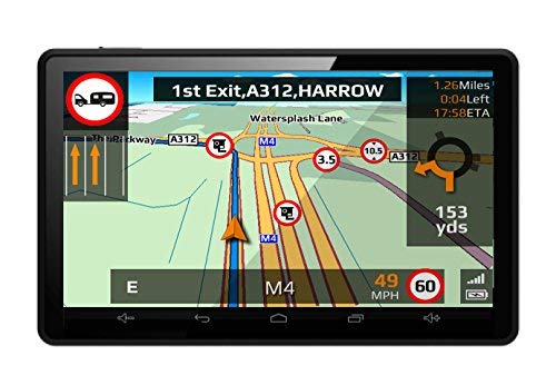 Aguri Motorhome & Caravan RV520 DVR 5" Motorhome and Caravan Sat Nav with Built-in Dash Cam, Wi-Fi and UK & European mapping