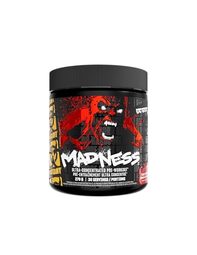 MUTANT MADNESS | Ultra-Concentrated Pre-Workout Supplement | 360mg Caffeine, 4g Pump & Performance Blend, Beta-Alanine, Energy & Focus| 30 serve | 270g | Fruit Punch