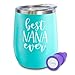 Best NANA Ever Tumbler - 12 oz Insulated Stainless Steel Tumbler with Lid - Includes Rubber Wine Stopper - Nana Gifts, Nana Birthday Gifts, Gifts for Nana, Nana Coffee Mug