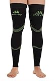 MoJo Sports Full Leg Support & Recovery Compression Thigh Sleeve - Treat Hamstring and Quad Injuries - Hamstring Compression Sleeve - Running Compression Thigh Sleeve