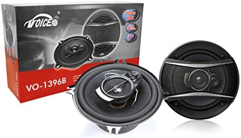 Voice Car Speakers 5 Inch (Pair) Coaxial 3 Way, 300 Watt Tweeter 4 Ω, Woofer 130MM