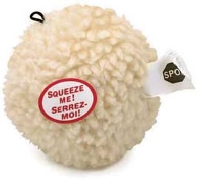 fleece ball dog toy
