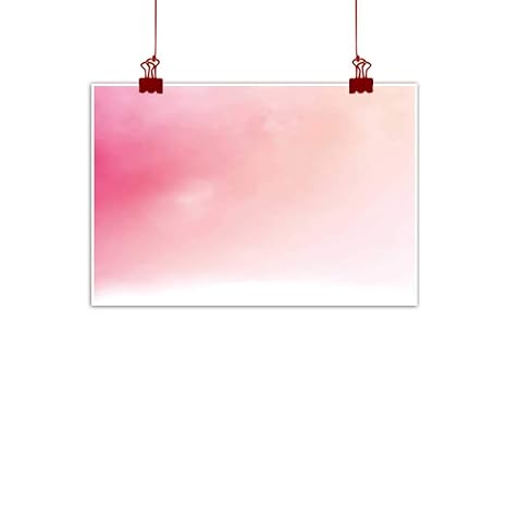 Amazon Com Sunset Glow Wall Painting Prints Pink Blurred