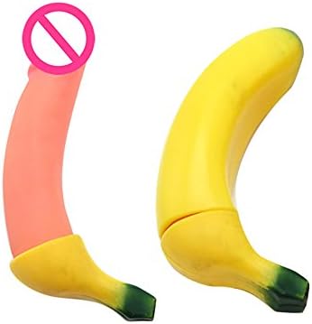 Anshinto Banana Toys, Water Toy, Newest Funny Joke Creative Stress Reliever Squirting Banana Toys for Party White