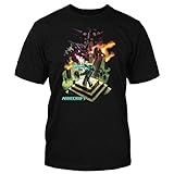 Minecraft Men's Enderdragon With Logo T-Shirt