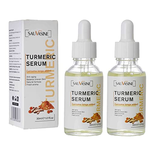 2 Pack Turmeric Serum for Dark Spots,Turmeric Serum,Turmeric Dark Spot Corrector Serum,Acne
