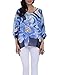 iNewbetter Womens Floral Batwing Sleeve Beach Loose Blouse Tunic Tops 296