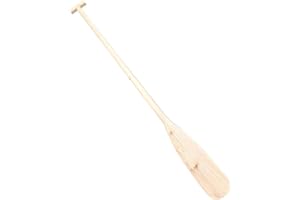 Generic Wooden Canoe Paddle Decoration,Sturdy Handheld,Lightweight,Hand Crafted Unfinished Ornament Dragon Boat Paddle Wooden