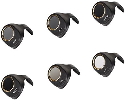 AQGOODLIFE DJI Spark Accessories Lens Filter Set for MCUV CPL ND4 ND8 ND16 ND32 6 in 1 Filter Kit