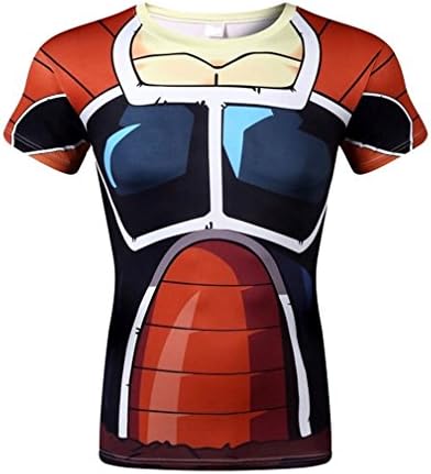 Cosplay Anime Broly Dragon Ball Z 3D Sport Fitness Gym T-Shirt (Size S)