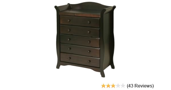 Amazon Com Storkcraft Aspen 5 Drawer Chest Espresso