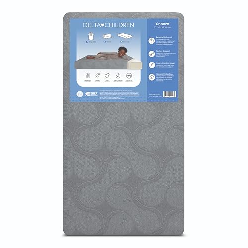 Delta Children Snooze 6 inch Memory Foam Mattress, Twin