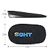 SQHT's Height Increase Insoles - Heel Shoe Lift Inserts for Achilles Tendonitis and Leg Length Discrepancy, Heel Cushion for Men & Women (Large (0.6