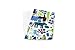 Ah Goo Baby Burp Cloth 100% Cotton, Unisex, 14 , Zoo Frenzy Pattern