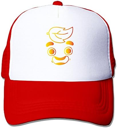 BASEE Gold Guava Juice Face Adjustable Hat Red