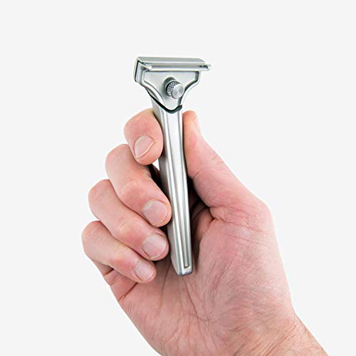 SUPPLY Single Edge Razor (Solid Stainless Steel Injector Razor + 20